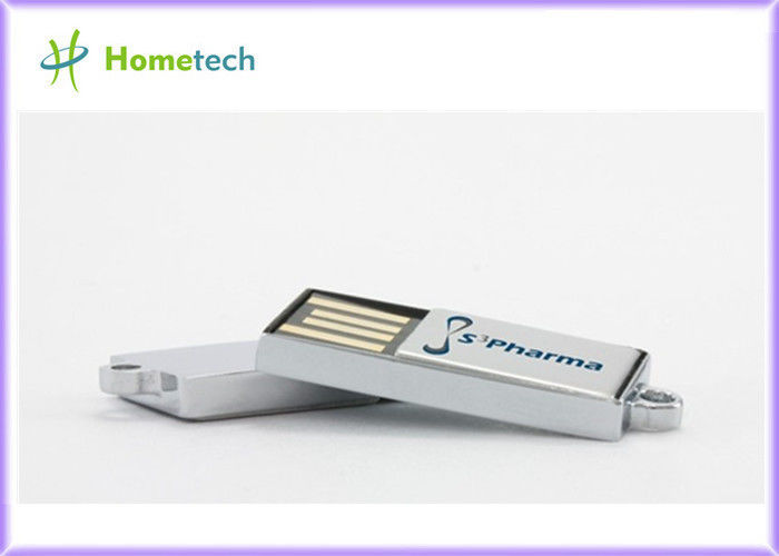 Pequeña unidad USB del regalo de aluminio memoria USB cuadrada fina estupenda de la aleación 8GB de mini