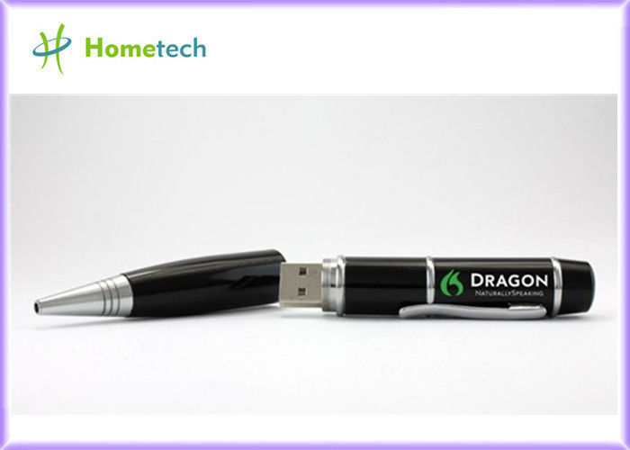 128MB, 2GB, 4GB, pluma de plata del flash de 16GB USB conduce USB 2,0 con la pluma del laser