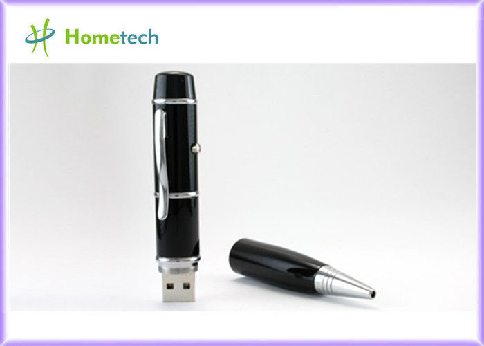 128MB, 2GB, 4GB, pluma de plata del flash de 16GB USB conduce USB 2,0 con la pluma del laser