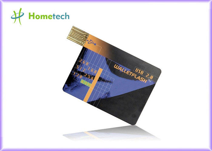 Dispositivo de almacenamiento auténtico de la tarjeta de crédito del plástico 8gb USB, impulsión de la pluma del pulgar del Memory Stick