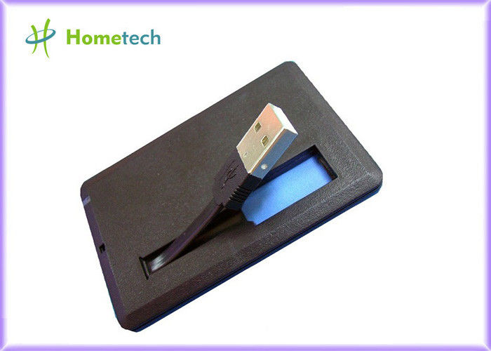 El dispositivo de almacenamiento negro de la tarjeta de crédito de Xp del triunfo USB, modifica memoria USB para requisitos particulares
