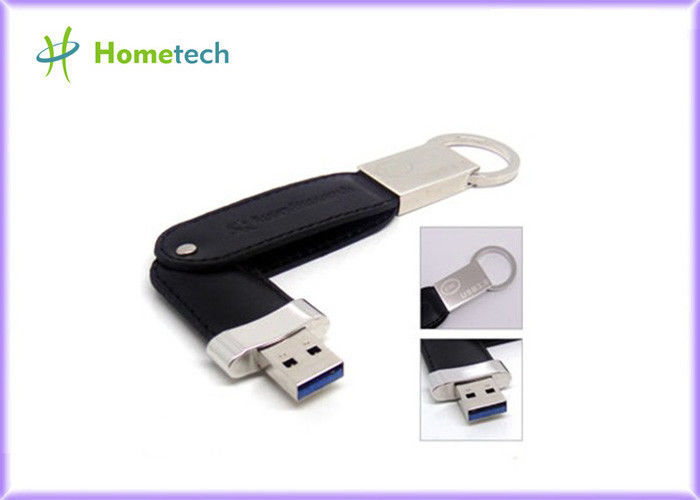 Brown cubre el lápiz de memoria del USB/memorias USB con cuero adaptables para el estudiante