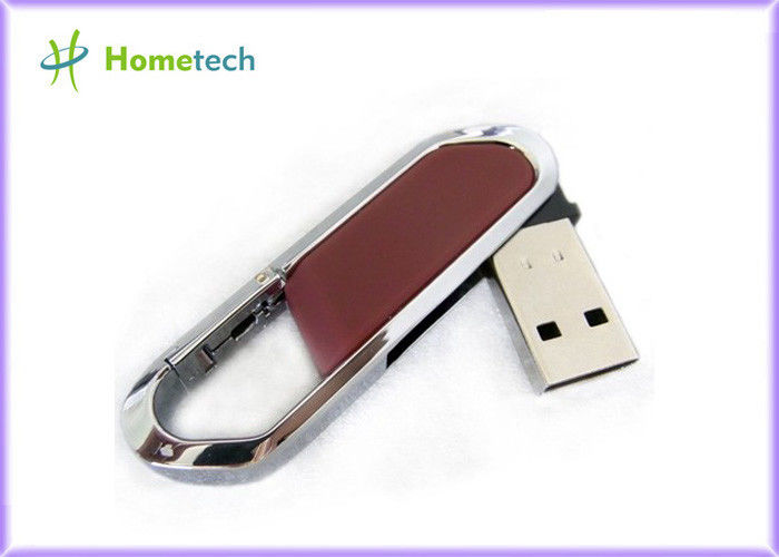 Palillos de la torsión USB de Brown del metal, memoria USB modificada para requisitos particulares de la velocidad 4G