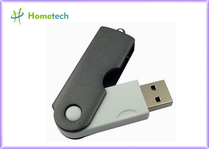 La torsión plástica USB pega la serigrafía del logotipo, tarjeta de memoria de la impulsión de la pluma