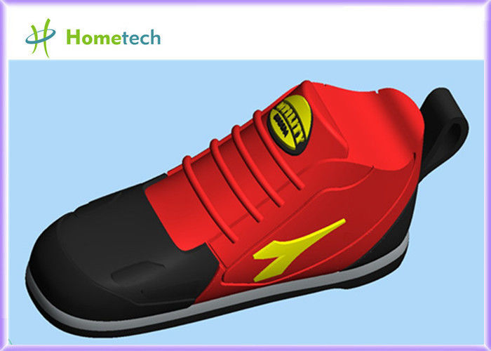 La zapatilla de deporte roja formó las llaves modificadas para requisitos particulares 8GB/la impulsión de encargo 2GB -8GB de los zapatos USB del deporte de memoria USB 4GB/de la pluma
