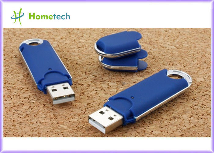 El azul modificó los flashdrives plásticos 2GB/4GB/8GB de memoria USB para requisitos particulares