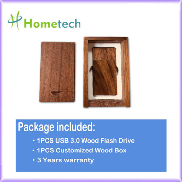 Impulsión de destello del pulgar del pulgar de la nuez de 8GB 16GB USB3.0 de la impulsión 20MB/S del palillo de madera natural de madera del Usb