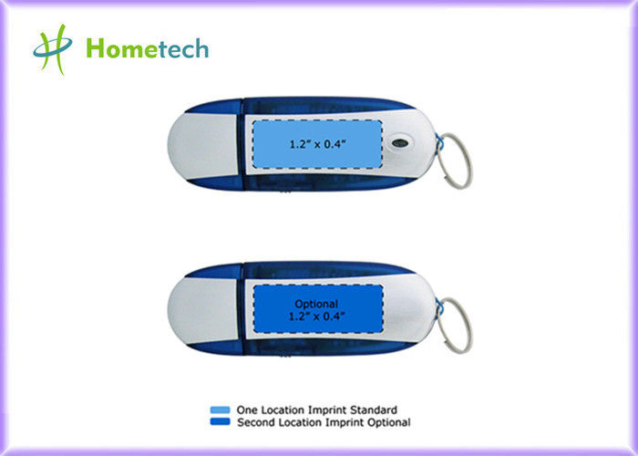 Memoria USB plástica azul marino durable, palillo de memoria Flash del USB