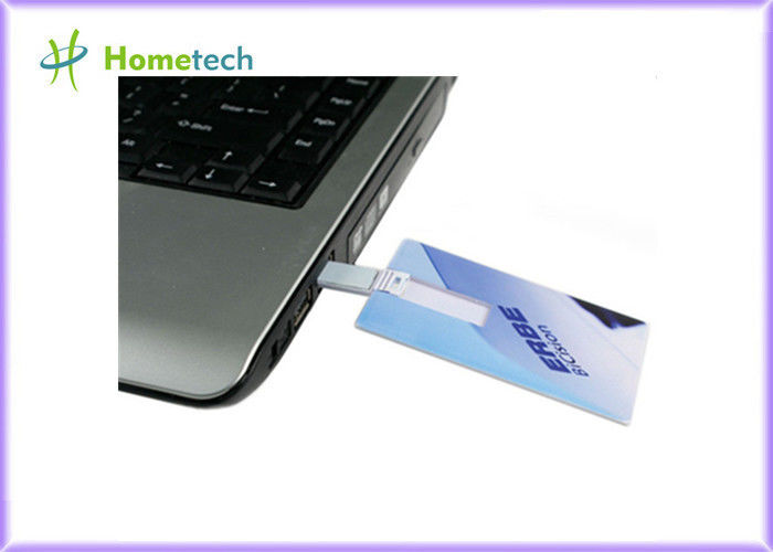 Dispositivo de almacenamiento plástico de la tarjeta de crédito del logotipo de encargo USB personalizado