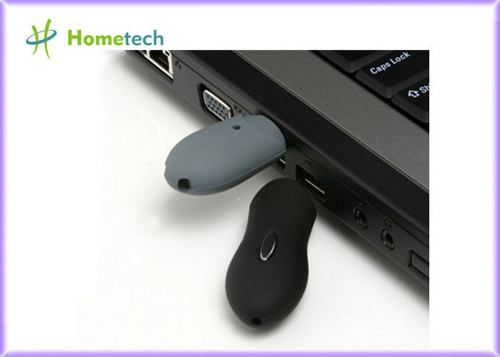 Memoria USB plástica de plata/del negro/diseño creativo portátil del disco