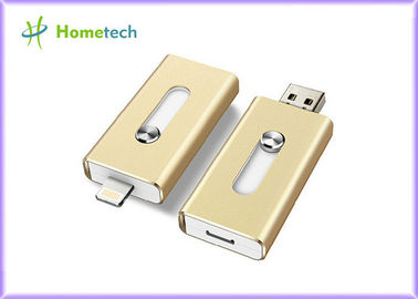 Teléfono móvil OTG de la impulsión del iflash del disco del acuerdo 8GB USB de la aleación de aluminio para la PC