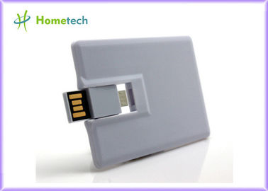 Tarjeta de crédito plástica blanca OTG/memoria USB 16GB 32GB del teléfono móvil para el teléfono elegante