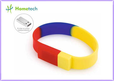Palillo promocional de memoria USB del silicón de memoria USB única flexible de Wrisband