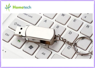 Memorias USB giradas del metal USB/personalizaron estilo del eslabón giratorio de las impulsiones del salto