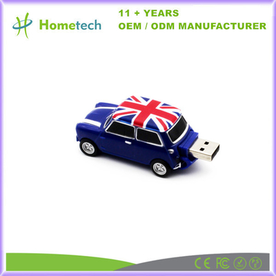 Memory Stick de acero inoxidable Pen Drive 8GB 16GB 32GB 64GB de la cadena dominante USB 2,0 del coche de metal