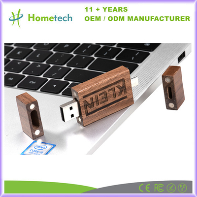 Memoria USB 3,0 de madera OTG USB Pendrive 8GB 16GB 32GB 64GB USB 2,0 con el logotipo de encargo del laser