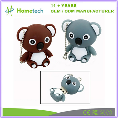 Koala 3D 32GB Disco flash USB personalizado Regalos Pen Drive Disco USB PVC personalizado