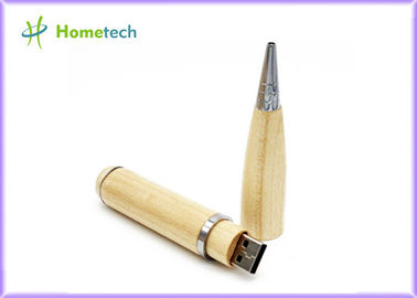2 en 1 pluma de madera multifuncional del flash del USB conduce 4gb 8gb con la caja de regalo/el logotipo personal