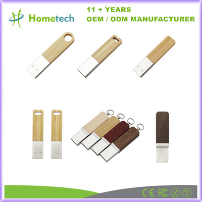 Elegantes unidades flash USB personalizadas de madera y cristal compatibles con Windows Mac OS y Linux