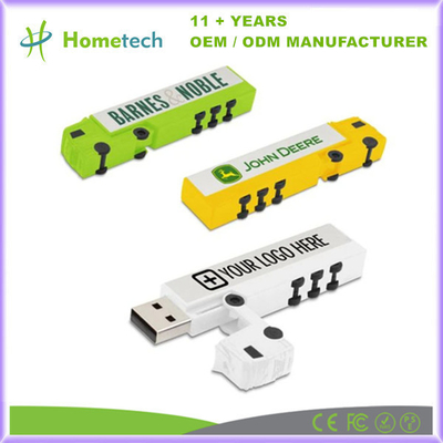 Camión de plástico en forma de memoria USB Flash 16 GB 32 GB 64 GB USB con logotipo de impresión