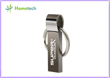 Manosee el color plata del palillo con los dedos 32GB 64GB 128GB de memoria USB del metal de la forma con Chian dominante
