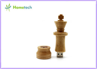 Manosee la memoria de madera de memoria USB con los dedos 2,0 del ajedrez internacional para la PC/el cuaderno