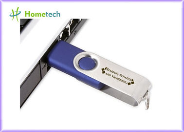 La pluma de memorias USB de la torsión USB del USB 2,0 conduce los palillos plásticos del eslabón giratorio USB del disco del Memory Stick U
