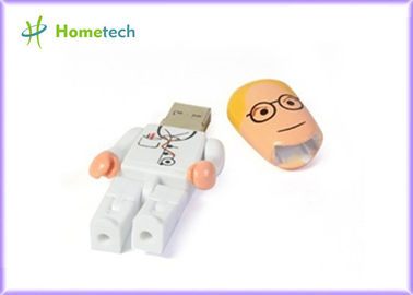 Forme a palillo de memoria Flash de las unidades USB del doctor Character de la historieta 2,0 4GB