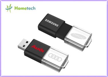 Resbale el acrílico ligero del USB, logotipo del grabado del laser del logotipo 3D rápidamente escriben/velocidad leída