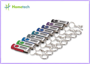 La torsión colorida USB del regalo de la promoción pega memoria USB de los palillos del USB 2,0/eslabón giratorio USB