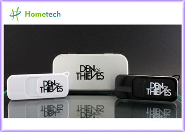 Memoria USB muy popular del plástico 1GB con el logotipo de encargo, pluma plástica del palillo USB