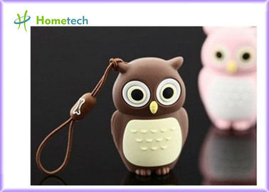 Memoria USB animal de memoria USB 3D USB de la historieta de la impresión del logotipo de la novedad para la oficina, hogar