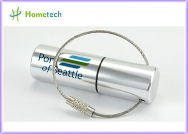 Palillo promocional de la impulsión USB de memoria USB del metal 8GB del regalo con el llavero