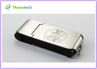 Impulsión del pulgar del metal del grabado/de la impresión del logotipo/memorias USB dominantes del metal USB