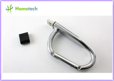 Impulsiones de memoria USB del metal plateado del artículo muy actual con la capacidad plena 4GB