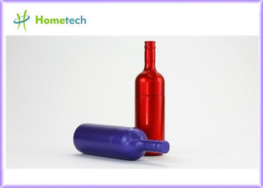 Metal memoria USB 16GB, lápiz de memoria 16GB de la botella de la botella de vino USB