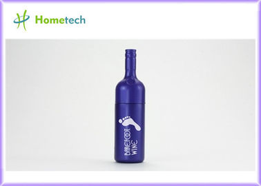 El lápiz de memoria 16GB, botella de la botella de vino USB formó USB 8gb de destello