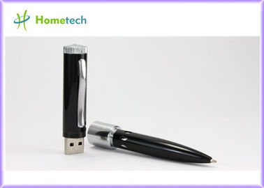 la pluma de destello de memoria USB/USB de la pluma del regalo USB del OEM 4GB conduce, memoria USB de encargo de la forma del bolígrafo del metal