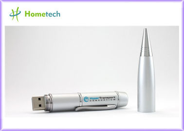 Pluma del USB con el indicador del laser, impulsión de la pluma del usb del regalo con memoria USB modificada para requisitos particulares de la pluma del logotipo
