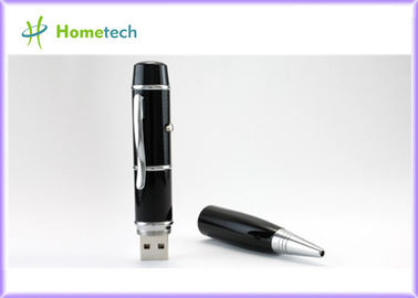 Memoria USB promocional del metal de la forma de la pluma modificó la impulsión de la pluma para requisitos particulares de 32GB 44GB 128GB para el negocio