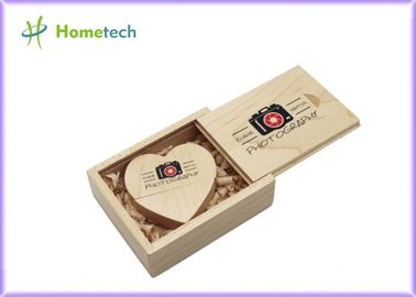 Prenda impermeable a todo color de la impresión USB de memoria Flash de ECO del palillo del LOGOTIPO de encargo de madera de la pluma 64GB