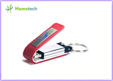 Gane el lápiz de memoria de 8 4GB USB/la impulsión de cuero del pulgar de la pluma del palillo de memoria Flash