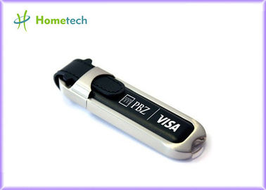 Lápiz de memoria del cuero USB de la alta capacidad 8GB, impulsión del pulgar del Memory Stick