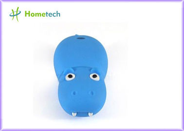 memoria USB azul animal 1GB de la historieta 3D para el estudiante, modifica para requisitos particulares