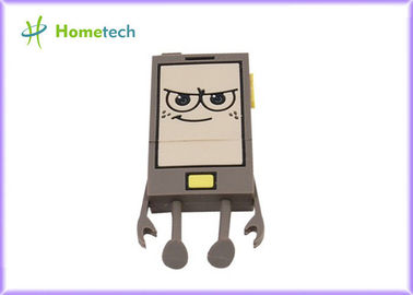 Memoria USB de la historieta del robot lindo/impulsión auténticas del pulgar del Memory Stick