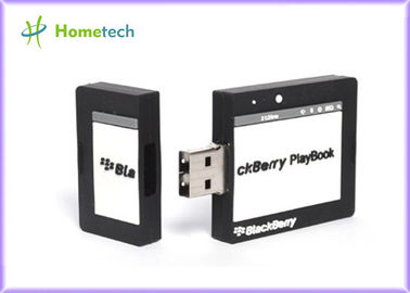 Memoria USB linda de la historieta, disco negro de la impulsión 8GB U de la pluma auténtico