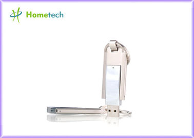 El pulgar del metal de memoria USB de la pluma de la memoria conduce el palillo Pendrive de 4gb 8gb 16 GB 32g 64gb con Keychian