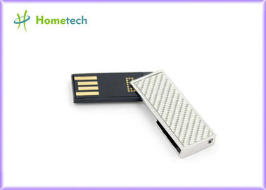 El pulgar del metal plateado conduce, Usb 8GB/16GB/32GB de la llave de la prenda impermeable del acero inoxidable