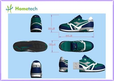 Transferencia de archivos modificada para requisitos particulares zapatilla de deporte de memoria USB, zapatos personalizados del deporte al aire libre de memorias USB