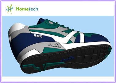 La zapatilla de deporte de alta velocidad formada modificó memoria USB para requisitos particulares, las LLAVES formadas zapato del PVC USB